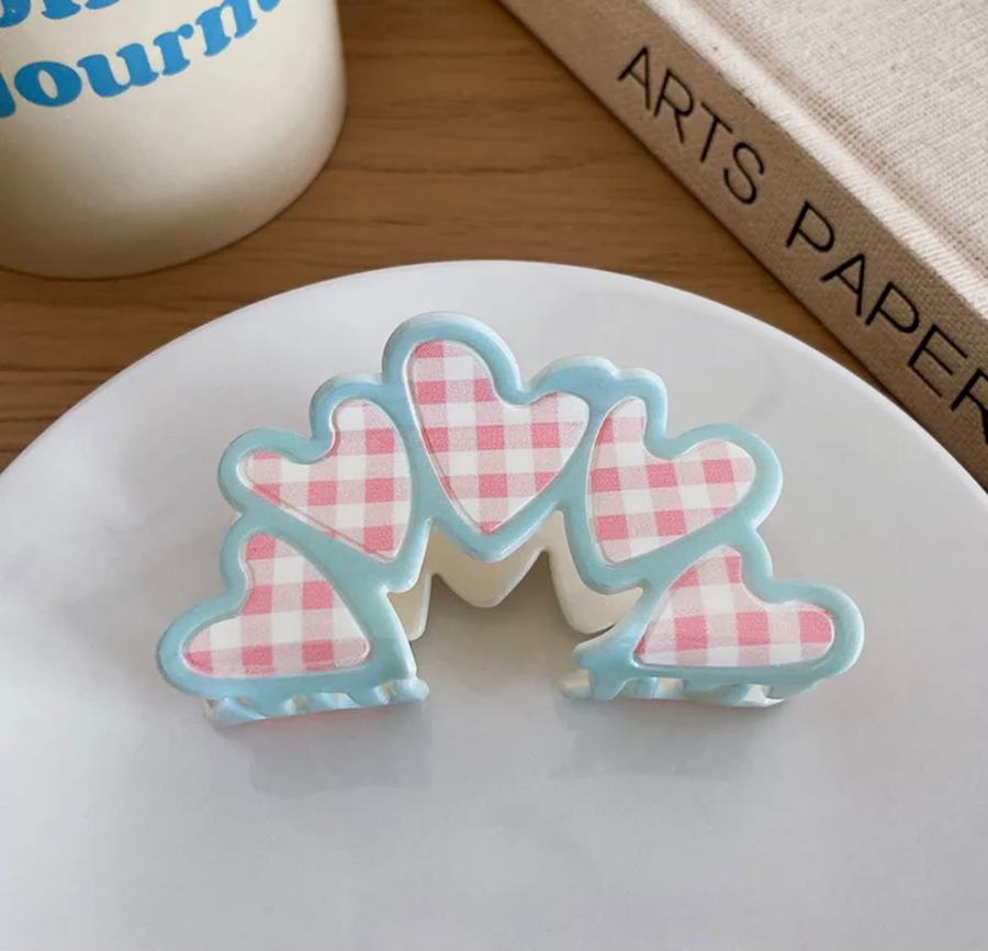 Heart Crown Claw Clip